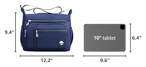 Women Shoulder Handbag Roomy Multiple Pockets Bag Ladies Crossbody Purse Fashion Tote Top Handle Satchel