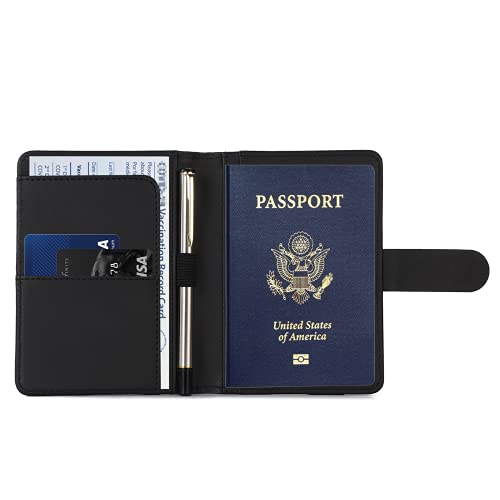 Premium Leather Passport Holder Covers Case