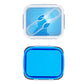 Small Silicone Collapsible Snacks Container with lid and 2 in 1 Spoon & Fork