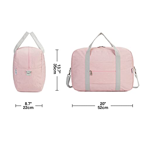 For United Airlines Foldable Carry on Bag 22x14x9 Travel Duffel Bag Packable luggage Duffle for Women and Men 40L