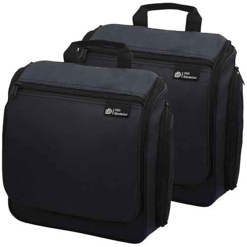 D&D Wanderlust Hanging Travel Toiletry Bag for Women & Men