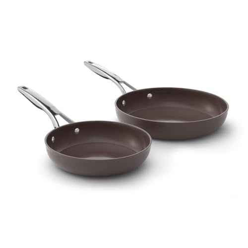 Premier Ceramic Nonstick 8 inch and 10 inch Frying Pan Set