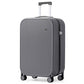 24 Inch Checked Luggage PC Hardshell Suitcases with Wheels for Travel Woman Men