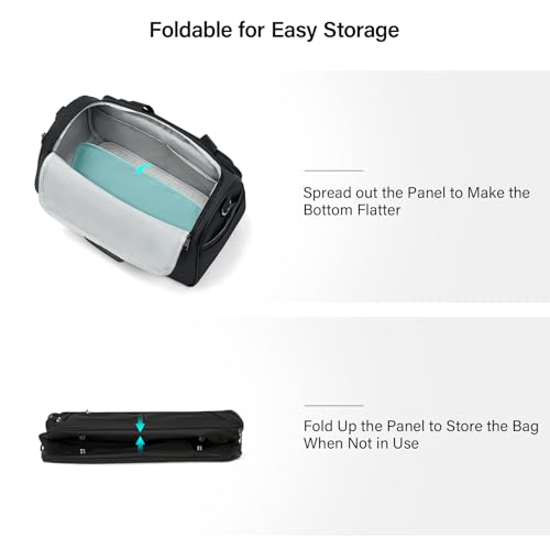 Small Underseat Carry On Luggage Bags for Travel with 10 Pockets