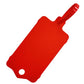 100pcs Reusable Blank Plastic Tags Ties Key Tags 1.45"*2.48" Serrated Tension Sealing Strap with Large Label Plastic Tie Mark Label Waterproof Hang Sign Write on Tag