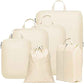 Compression Packing Cubes for Travel (6 Count)