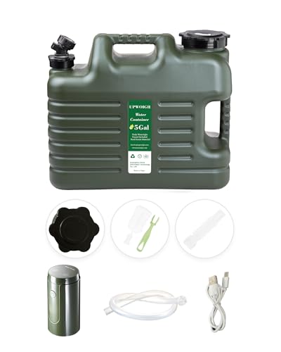 5 Gallon Water Jug with Rechargeable Touch Pump
