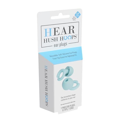 Hush Hoops Reusable Noise Reducing Ear Plugs
