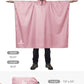 Adult Rain Poncho Waterproof Hooded Raincoat Lightweight Packable