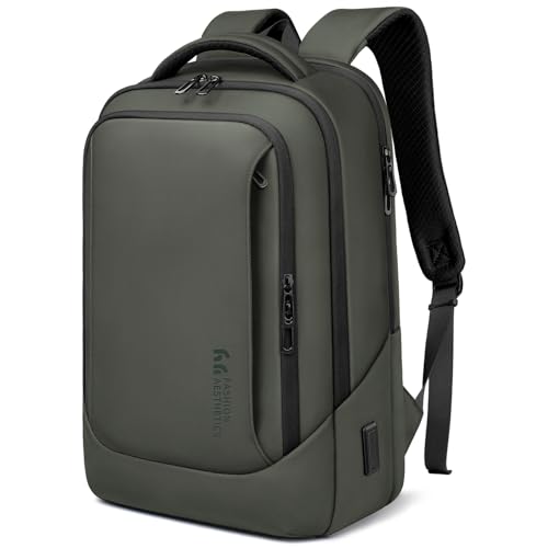 Laptop Backpack for Men for 15.6 Inch Computer Bag with USB A&C Charger