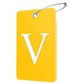 2 Pack Initial Luggage Tags for Suitcases Airplane Travel Essentials (2 Count)