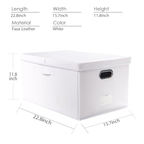 Collapsible Storage Box with Lid [1