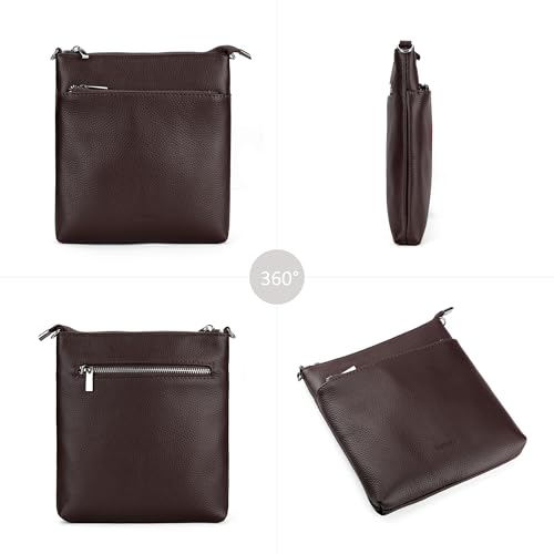 Genuine Leather Small Crossbody Bags for Women Travel Leather Purse