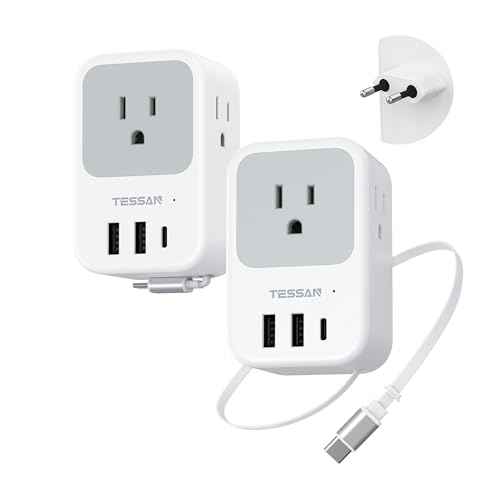 European Travel Plug Adapter (2 Count)