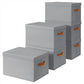 Storage Bins with Lids (6 Count)