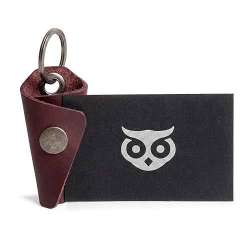 Full Grain Leather Wrap Keychain