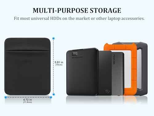 Portable External Hard Drive Carrying Case