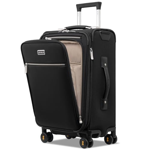 Carry On Luggage with Laptop Compartment 20" Softside Suitcase