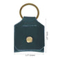 Genuine Leather SD Card Holder Keychain