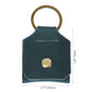 Genuine Leather SD Card Holder Keychain