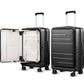 Checked Top Opening Suitcase