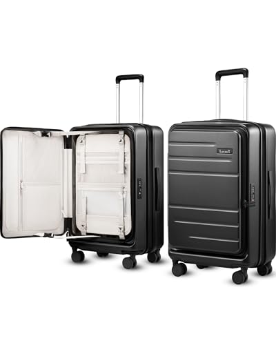 Checked Top Opening Suitcase