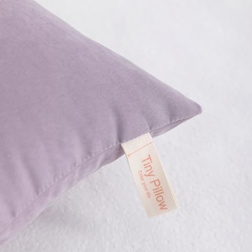 Tiny Pillows Down Alternative 7"x11" Microfiber Mini Pillow for Travel (2 Count)