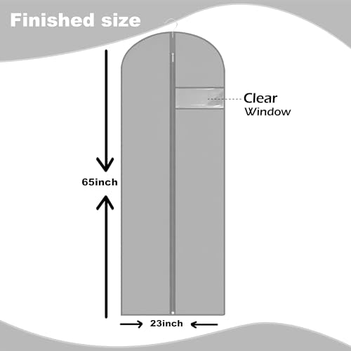 Dress Bags for Gowns Long (2 Count)