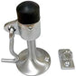 QCAA Solid Brass Door Stop, 4" Height, Satin Chrome, 1 Pack