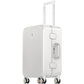 Zipperless Carry On Luggage Airline Approved with Aluminum Frame