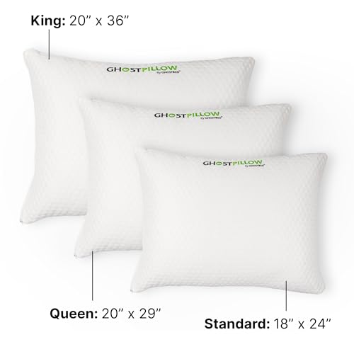 Shredded Memory Foam Pillow with Adjustable Gel and Cooling Breathable Cover