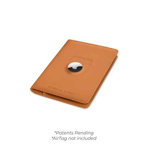 Passport Wallet with AirTag Holder