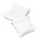 White PU Leather Jewelry Pouch Portable Travel Jewelry Storage Bag