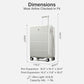 24 Inch Luggage with Spinner Wheels