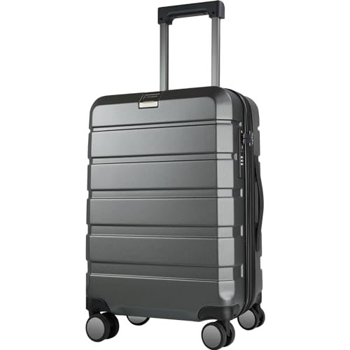 Hardside Expandable Carry On Luggage with Spinner Wheels & Built