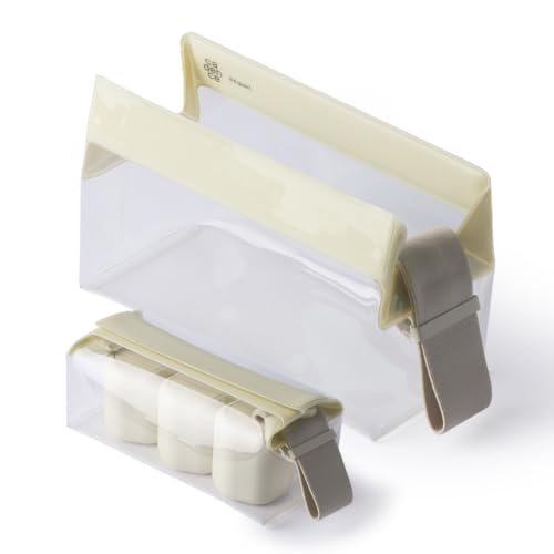 Parcel Clear Travel Kit with Zipperless Magnetic Closure
