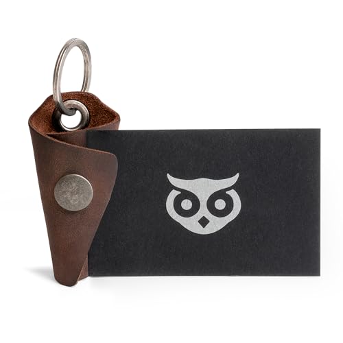 Full Grain Leather Wrap Keychain