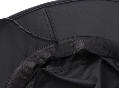 UPF50+ Sun Hats for Men Women Wide Brim Fishing Hat Summer Bucket Safari UV Protection Cap for Hiking Gardening Black