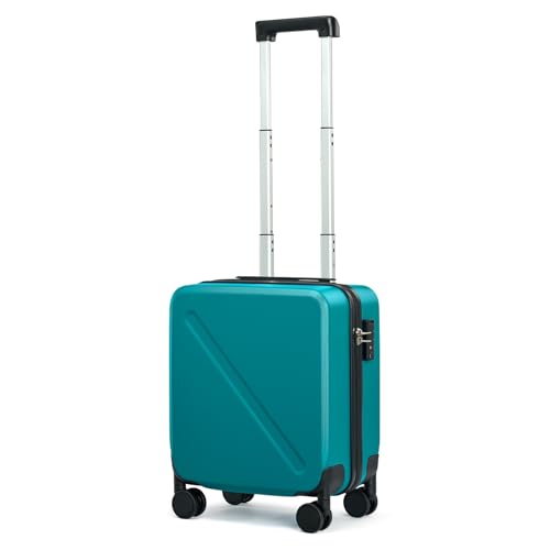 Underseat Carry On Luggage With Wheels 16 Inch Underseat Carry On bag Small Suitcase Hard Case Luggage With TSA Approved Mini Personal Item Travel Luggage