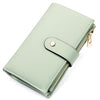 Wallets for Women RFID Blocking Leather Trifold Clutch Wallet Credit Card Holder Ladies Travel Wallet Purse with Passport