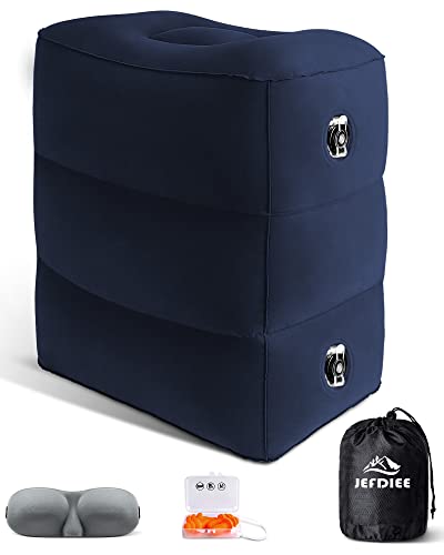 Inflatable Travel Foot Rest Pillow