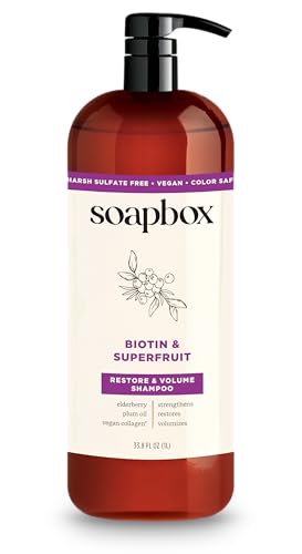 Biotin & Super Fruit Shampoo for Volume (33.8 Fl Oz)