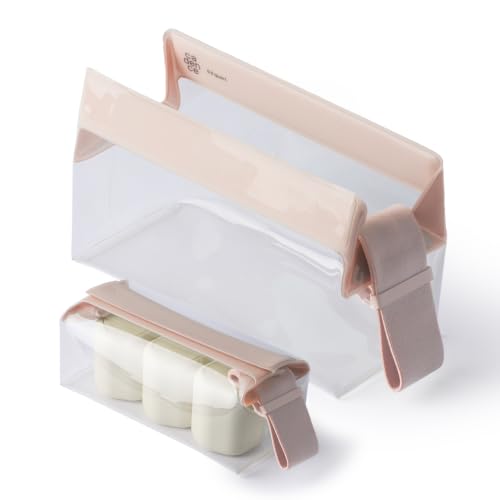 Parcel Clear Travel Kit with Zipperless Magnetic Closure