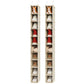 2 Pack 10 Tier Slim Hanging Shoe Organizer Beige