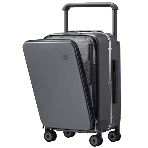 20 Inch Carry On Luggage Aluminum Frame Spinner Wheels