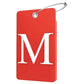 2 Pack Initial Luggage Tags for Suitcases Airplane Travel Essentials (2 Count)