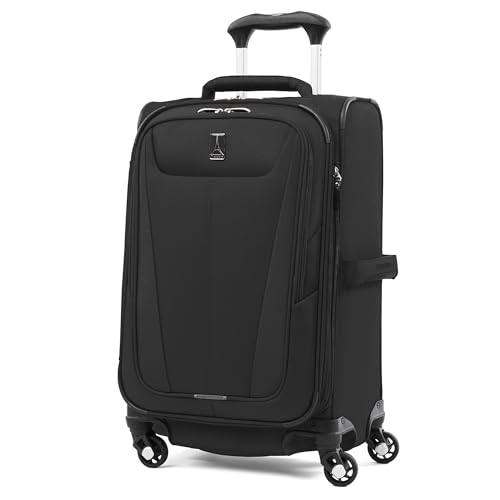 Maxlite 5 Softside 2pc Set Expandable Carry On Luggage with 4 Spinner Wheels (2 Count)