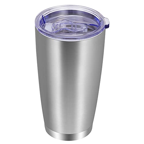 20oz Tumbler with Lid and Straw Stainless Steel Tumbler Cup Vacuum Insulated Double Wall Travel Coffee Mug Powder Coated Coffee Cup