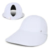 Womens Sunblocker UPF 50 Wide Brim Ponytail Sun Hat