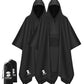 Double Layer Rain Poncho (2 Count)